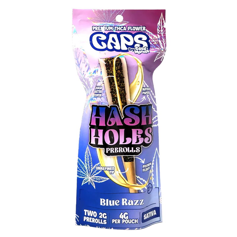 CAPS HASH HOLES THC-A PREROLLS (2 X 2G) PER PACK