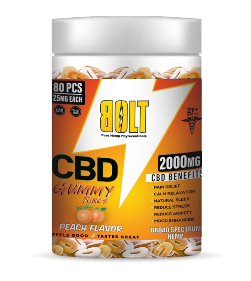 BOLT CBD GUMMY WORMS 3000 MG