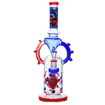 CHEECH 14in "HEART SURGEON'S WEEKEND RELAXATION KIT" WATER PIPE