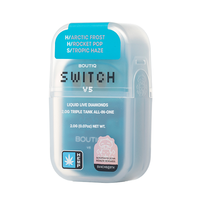 elf bar vape uk BOUTIQ SWITCH V5 LIQUID LIVE DIAMONDS TRIPLE TANK 2G DISPOSABLE (10CT  DISPLAY) – Rising Wholesale Inc
