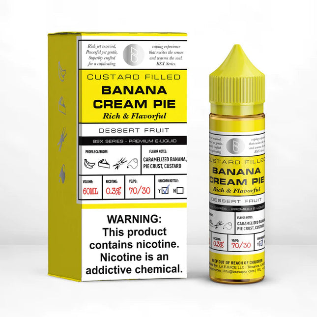 BSX SERIES E-LIQUID 60ML - BANANA CREAM PIE 3MG - E-Juice