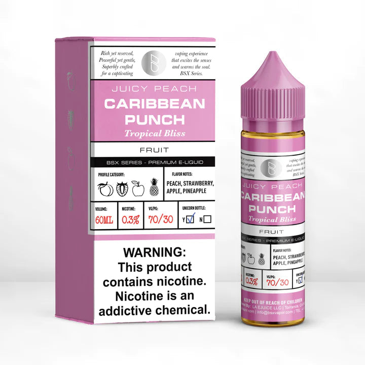 BSX SERIES E-LIQUID 60ML - CARIBBEAN PUNCH 3MG - E-Juice