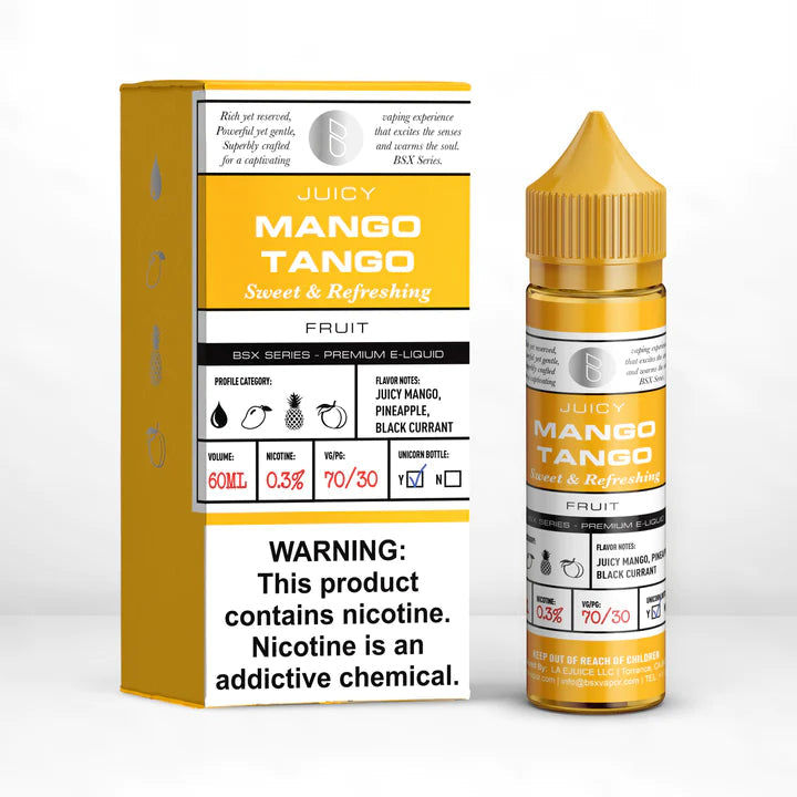 BSX SERIES E-LIQUID 60ML - MANGO TANGO 3MG - E-Juice
