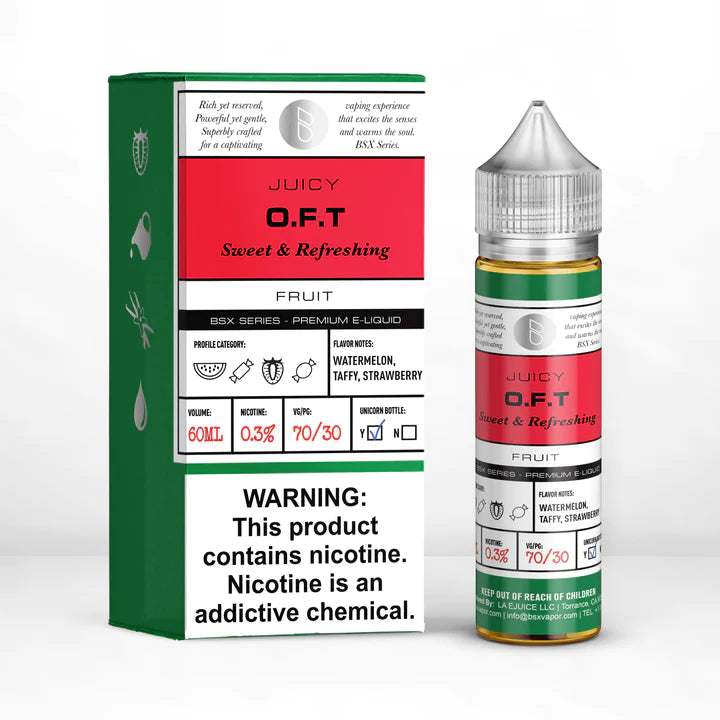 BSX SERIES E-LIQUID 60ML - OFT 3MG - E-Juice