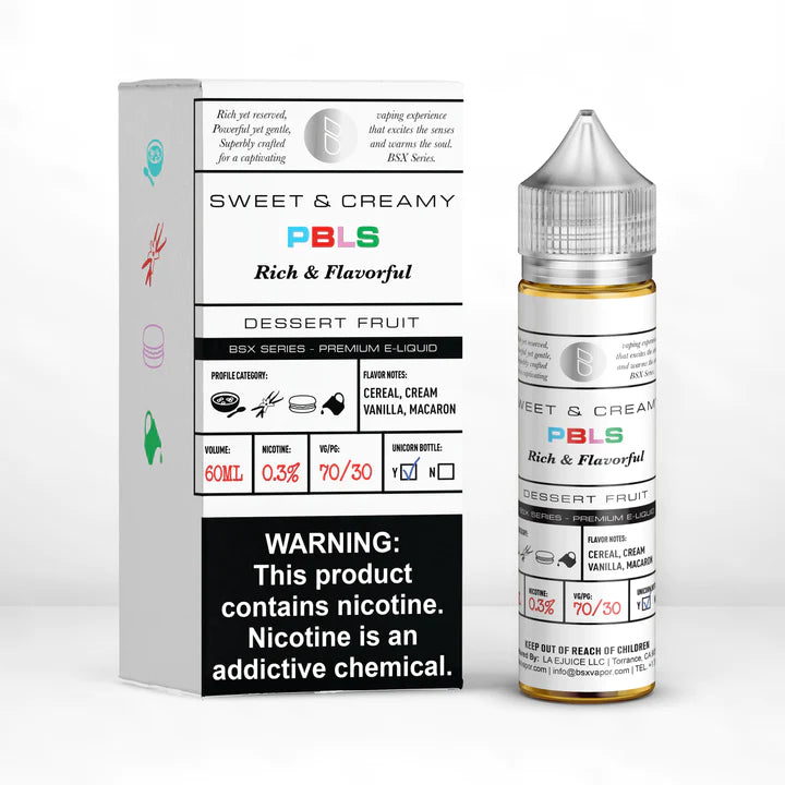 BSX SERIES E-LIQUID 60ML - PBLS 3MG - E-Juice