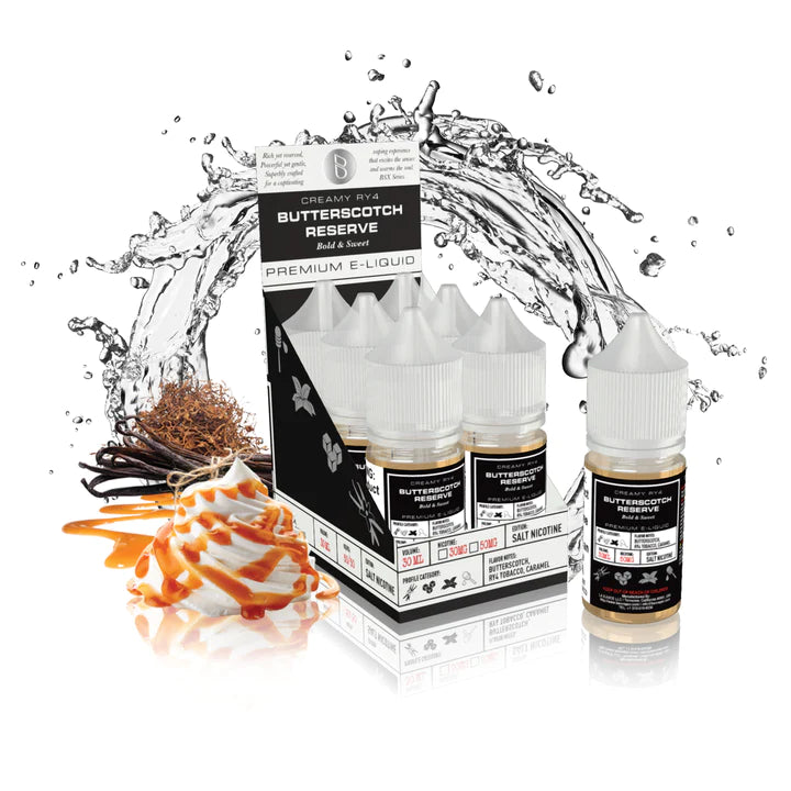 BSX SERIES SALT 30ML - BUTTERSCOTCH RESERVE 30MG - E-JUICE