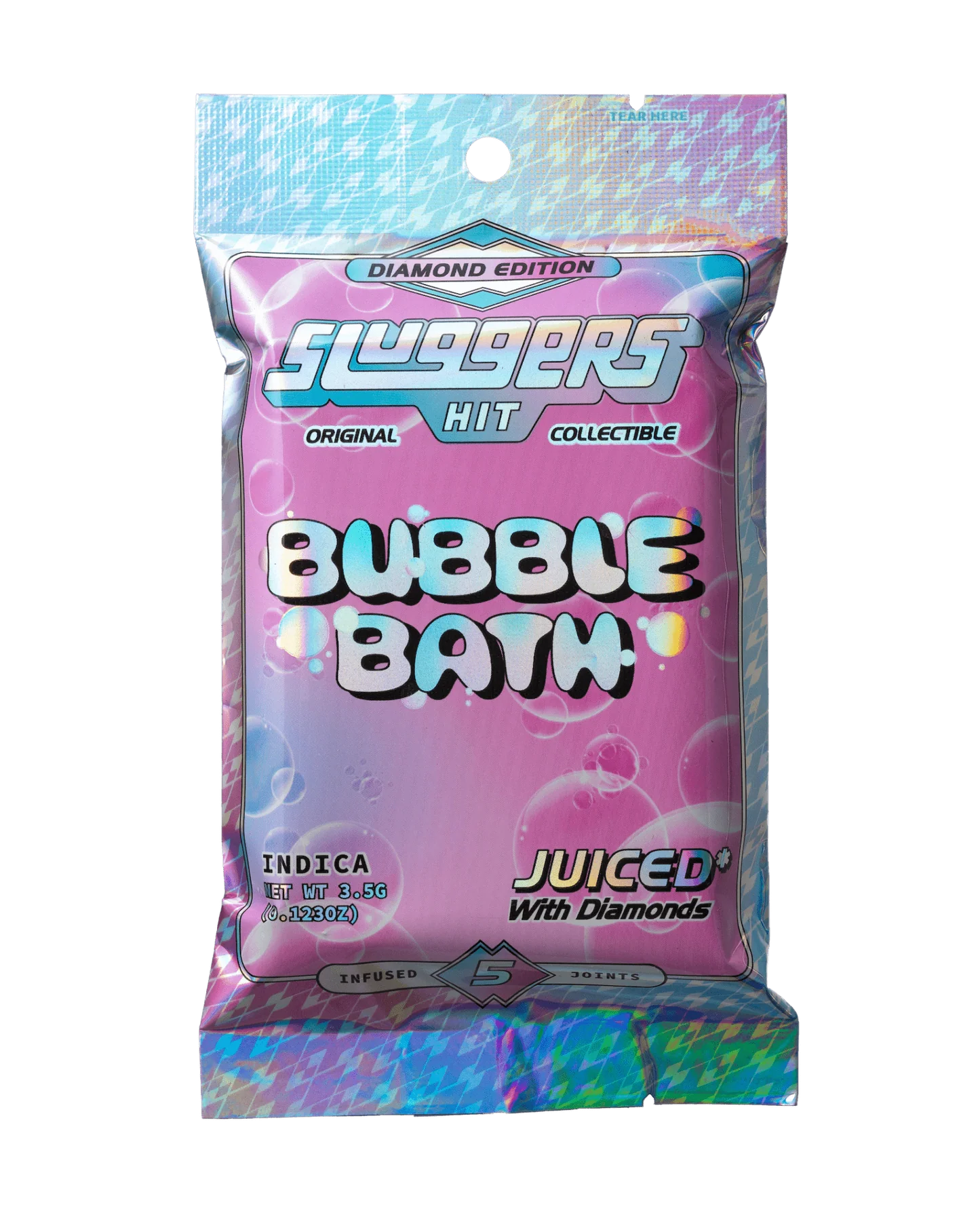 SLUGGERS 0.7G THC-A DIAMOND JUICED PRE ROLL COLLECTIBLES (5CT/PK)