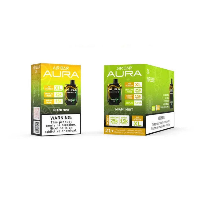 AIRBAR AURA 25K PUFFS 5% HD SCREEN (5CT DISPLAY)