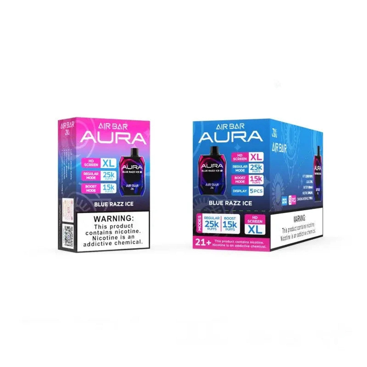 AIRBAR AURA 25K PUFFS 5% HD SCREEN (5CT DISPLAY)
