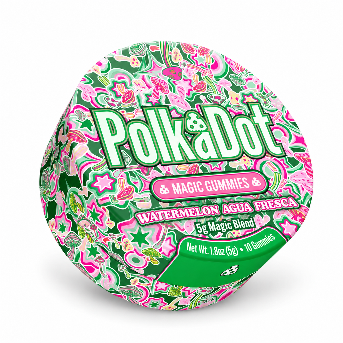 POLKADOT MAGIC MUSHROOM GUMMIES (10CT TIN)