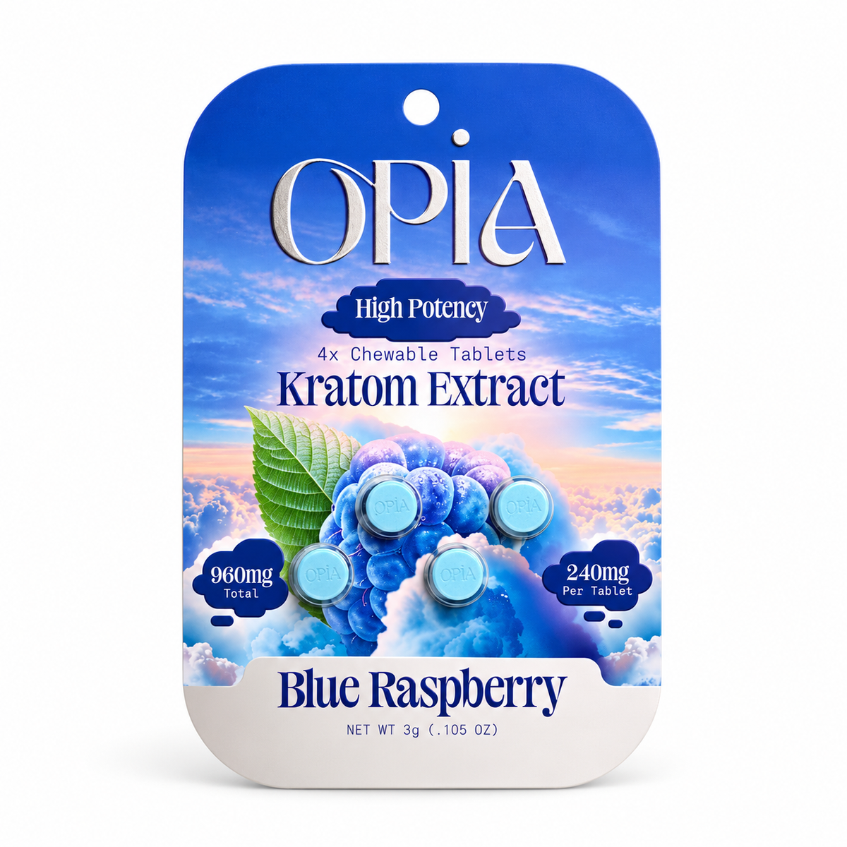 OPIA HIGH POTENCY KRATOM EXTRACCT 240MG PRE TAB (4CT PACK)