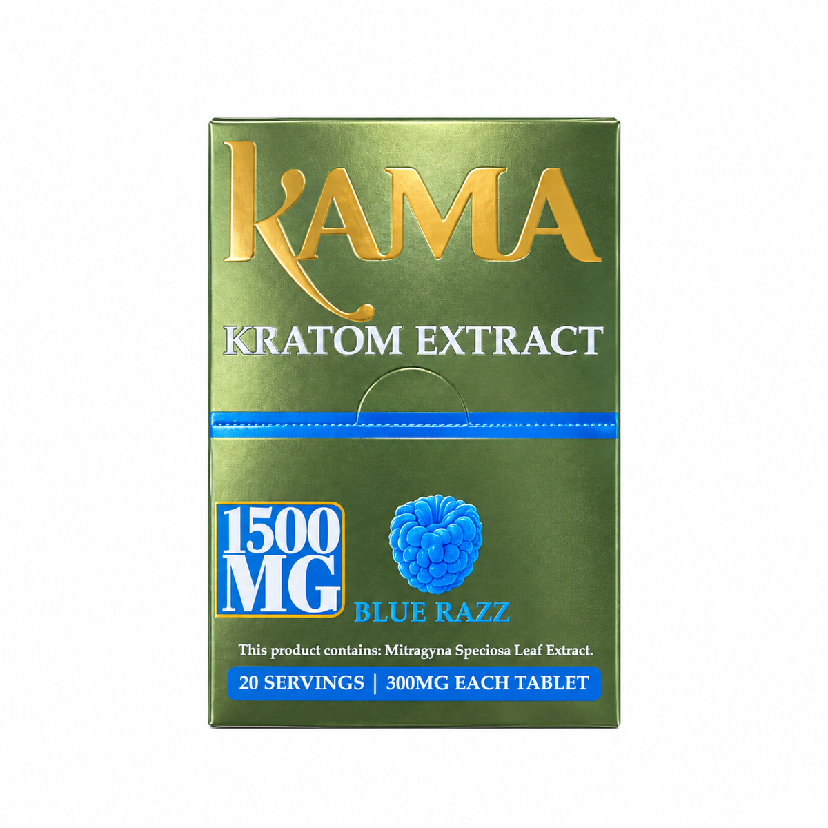 KAMA KRATOM EXTRACT 1500MG CHEWABALE TABLET PACK (10PK BOX)