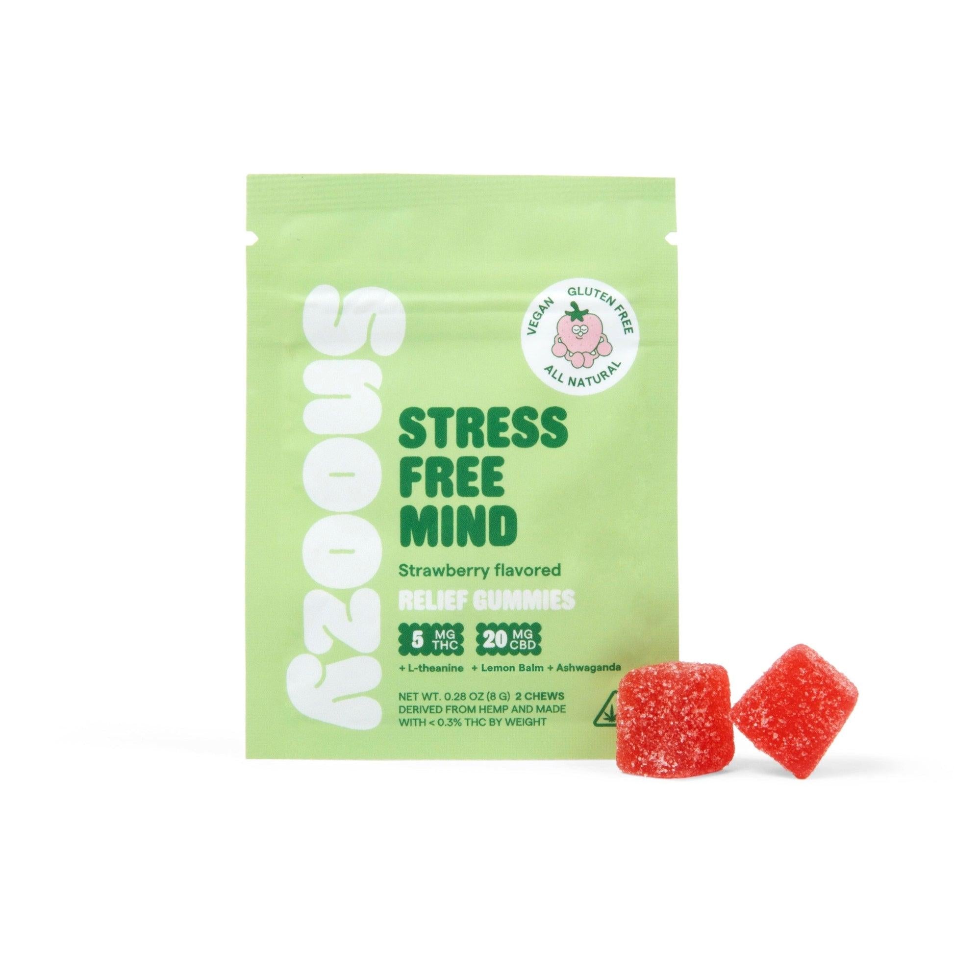 SNOOZY VEGAN GUMMIES (60CT/BAG) | MELLOW MIND (STRAWBERRY)