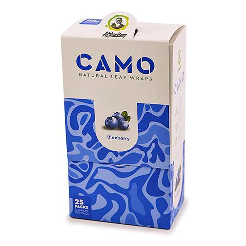 CAMO NATURAL LEAF WRAPS - BLUEBERRY - Rolling Paper