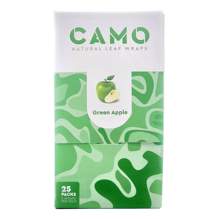 CAMO NATURAL LEAF WRAPS - GREEN APPLE - Rolling Paper