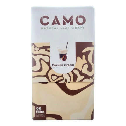 CAMO NATURAL LEAF WRAPS - RUSSIAN CREME - Rolling Paper