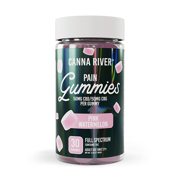 CANNA RIVER CBD PAIN GUMMIES FULL SPECTRUM 3000MG JAR
