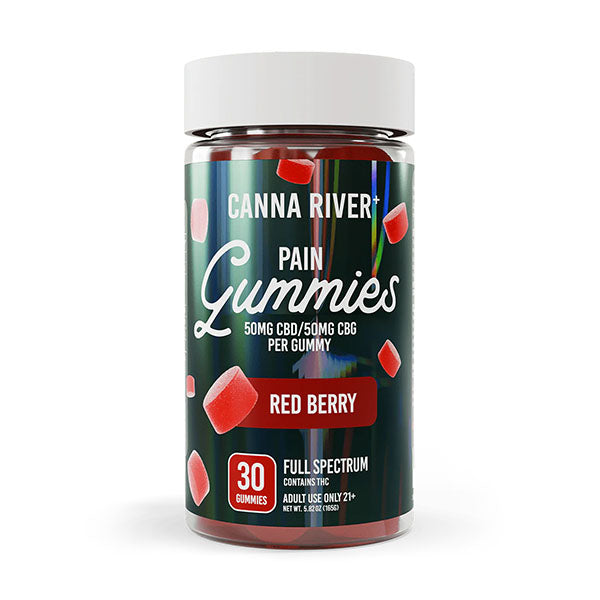CANNA RIVER CBD PAIN GUMMIES FULL SPECTRUM 3000MG JAR