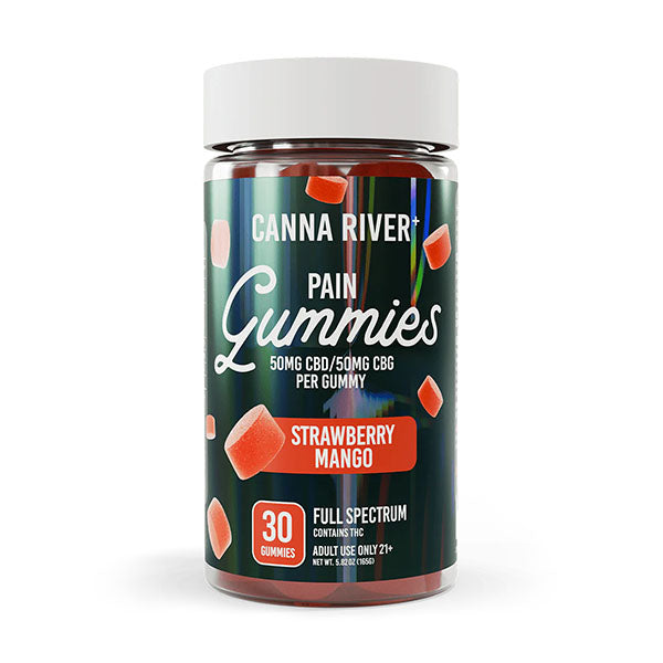 CANNA RIVER CBD PAIN GUMMIES FULL SPECTRUM 3000MG JAR