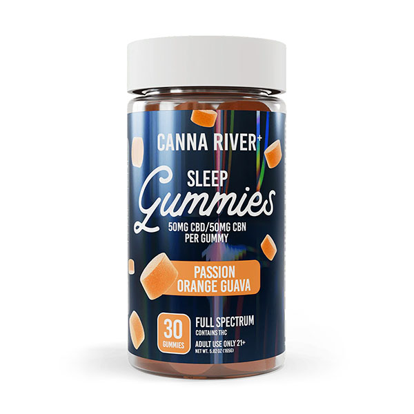 CANNA RIVER CBD SLEEP GUMMIES FULL SPECTRUM 3000MG JAR