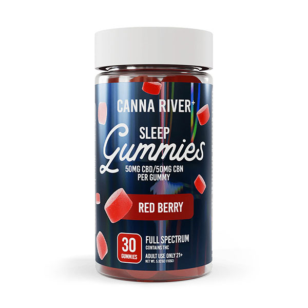 CANNA RIVER CBD SLEEP GUMMIES FULL SPECTRUM 3000MG JAR