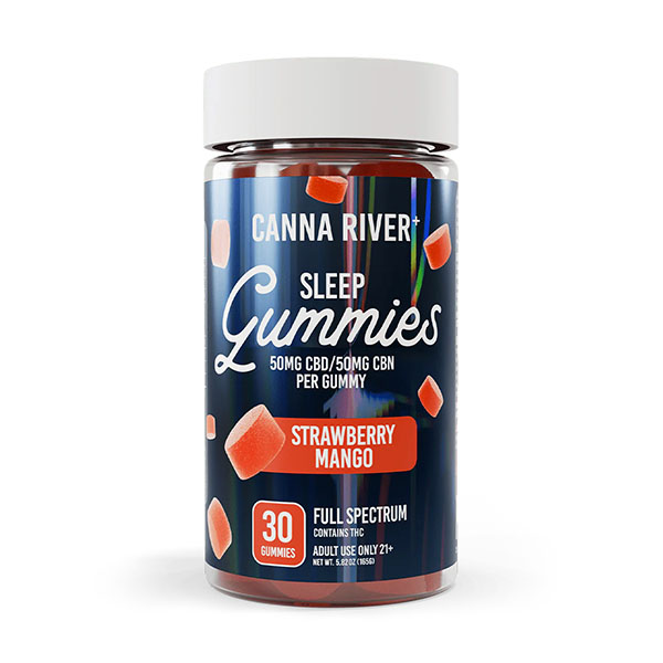 CANNA RIVER CBD SLEEP GUMMIES FULL SPECTRUM 3000MG JAR