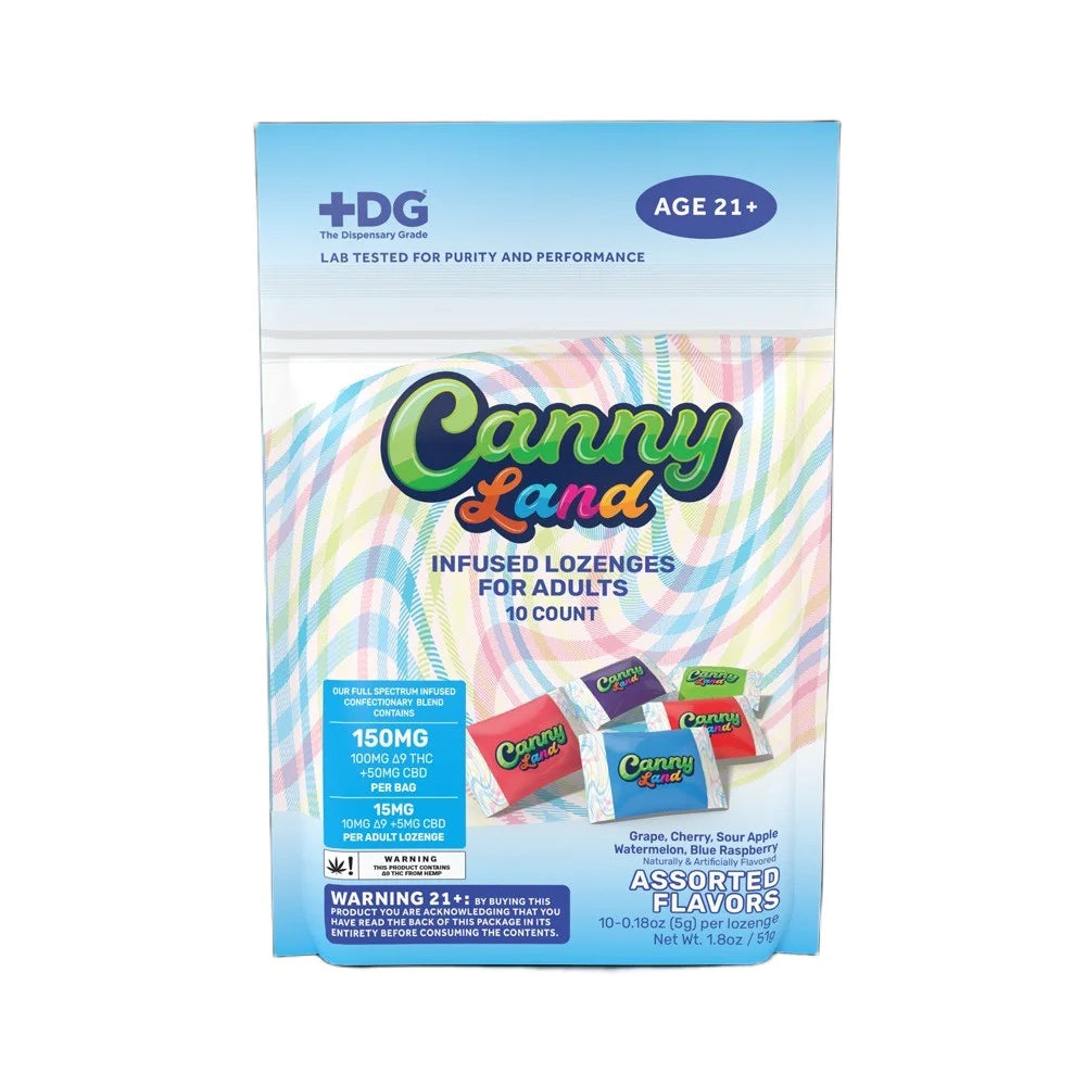CANDY LAND INFUZED 15MG THC LOZENGES (10PC BAG)