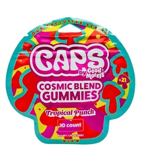 CAPS COSMIC BLEND MUSHROOM GUMMIES (10CT/BAG)