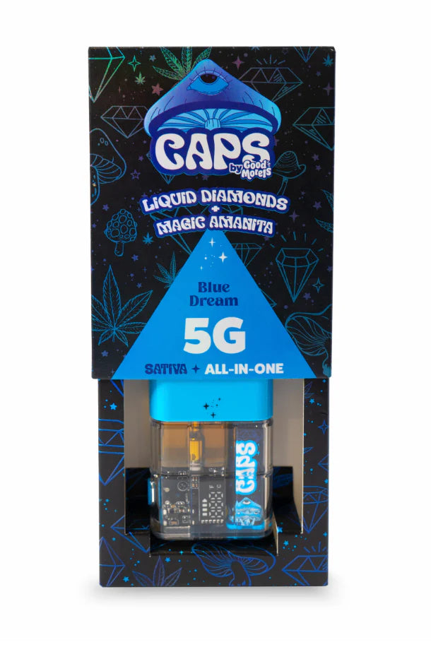 Caps Disposable Vape CAPS LIQUID DIAMONDS + MAGIC AMANITA 5 GRAM DISPOSABLE Rising Wholesale Inc Caps Disposable Vape CAPS LIQUID DIAMONDS + MAGIC AMANITA 5 GRAM DISPOSABLE Rising Wholesale Inc