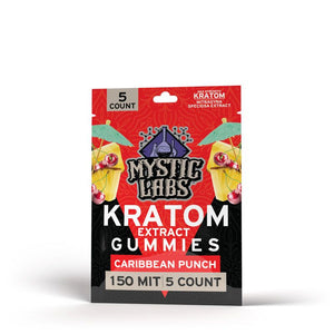 MYSTIC LABS KRATOM EXTRACT GUMIES 150MG MIT GUMMIES (5CT/BAG)