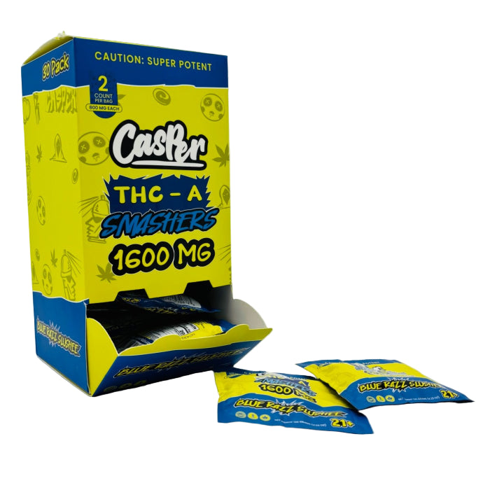 CASPER SMASHERS 48000MG THC-A GUMMY BOX (2CT/PK, 30PK/BOX) Rising Wholesale Inc. CASPER SMASHERS 48000MG THC-A GUMMY BOX (2CT/PK, 30PK/BOX) Rising Wholesale Inc.