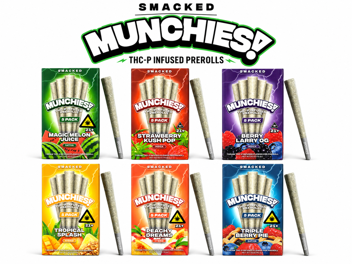 MUNCHIES DOUBLE DOINK 3 GRAM THC-P JELLY HOLES PACK (5PK BOX)