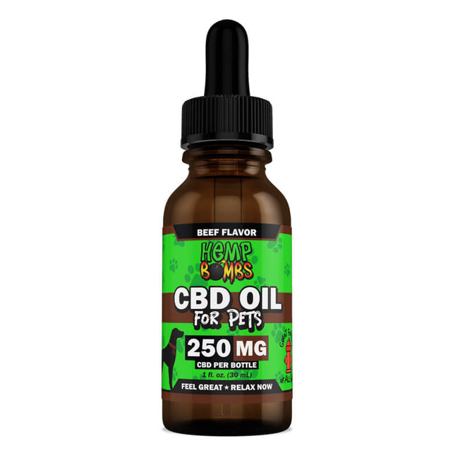 HEMP BOMBS 1OZ 250MG CBD PET OIL | BEEF