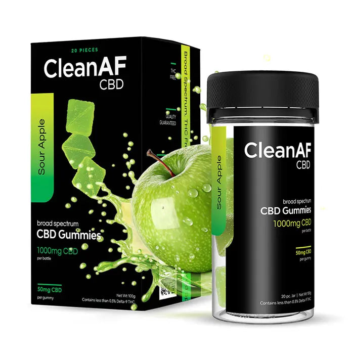 CLEAN AF CBD 20CT GUMMIES