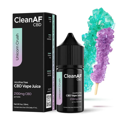 CLEAN AF 30ML CBD VAPE JUICE (2100MG CBD)