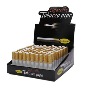 CERAMIC CIGARETTE ONE HITTER 56MM (100CT)