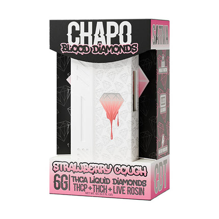 CHAPO EXTRAX BLOOD DIAMONDS 6 GRAM THC-A LIQUID DIAMONDS LIVE ROSIN DISPOSABLE