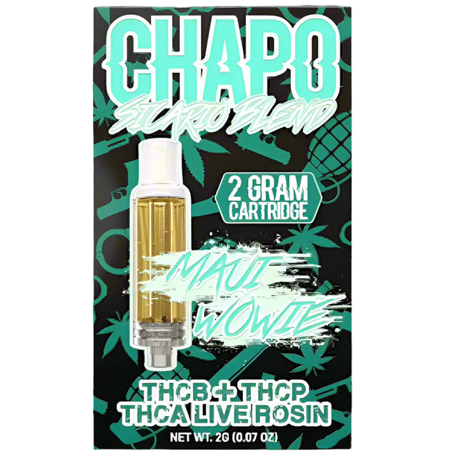CHAPO SICARIO BLEND 2ML THCA LIVE ROSIN CARTRIDGE - MOWIE