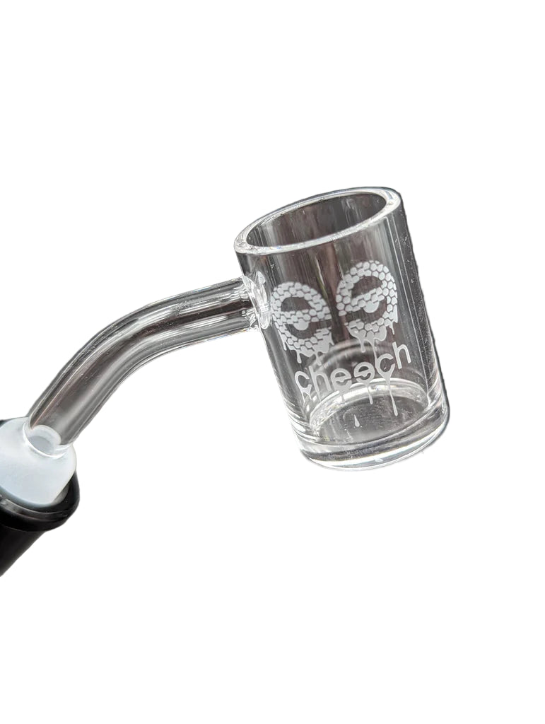 CHEECH 8in HYPNOTIC FUMED RIG WATERPIPE | GOLD (CH-204)