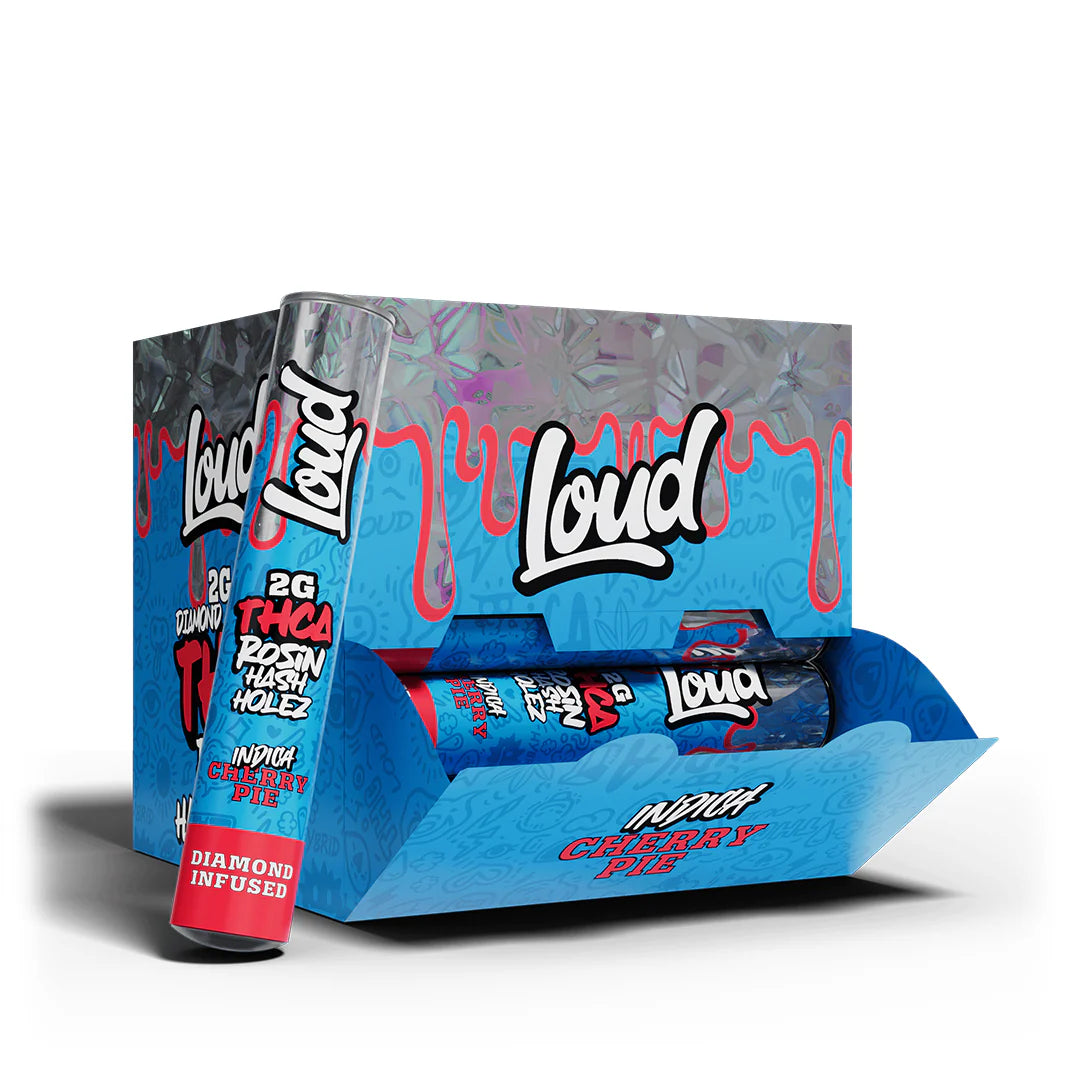 LOUD 2G DIAMOND INFUSED THC-A ROSIN HASH HOLEZ (20CT BOX)