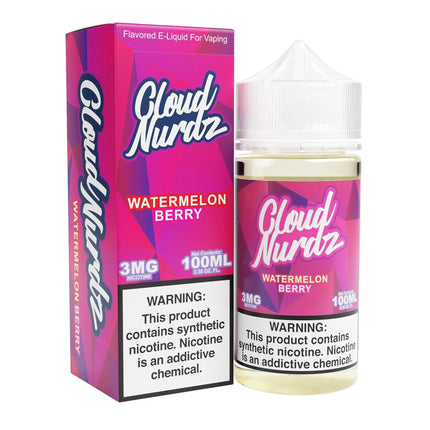 Cloud Nurdz TFN E-Juice 100ML - Watermelon Berry 3MG E-Juice