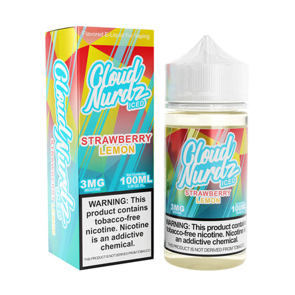 Cloud Nurdz TFN E-Juice 100ML - Strawberry Mango Iced 3MG