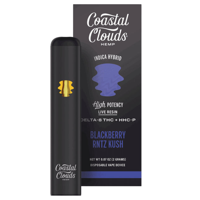 COASTAL CLOUDS 2G LIVE RESIN D8 + HHCP DISPOSABLE VAPE