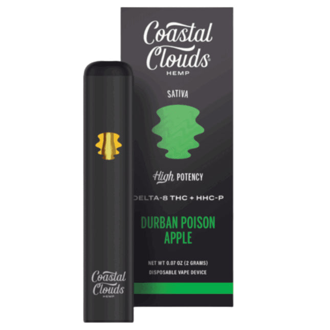 COASTAL CLOUDS 2G LIVE RESIN D8 + HHCP DISPOSABLE VAPE