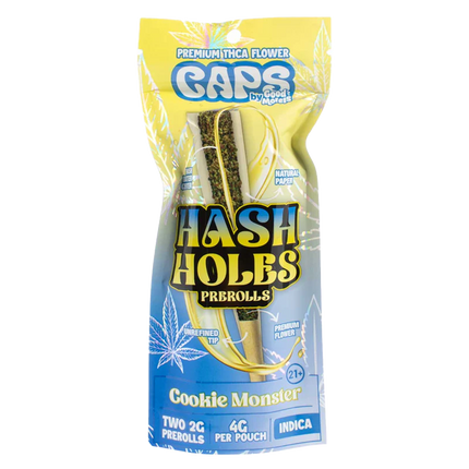 CAPS HASH HOLES THC-A PREROLLS (2 X 2G) PER PACK
