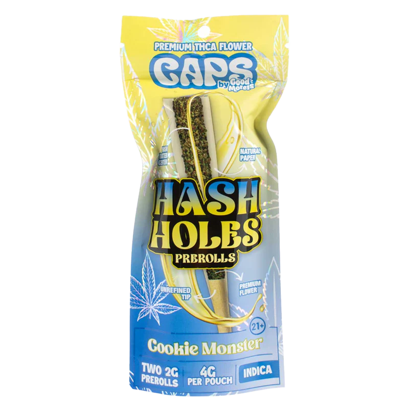 CAPS HASH HOLES THC-A PREROLLS (2 X 2G) PER PACK