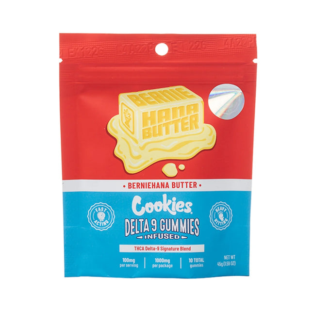 COOKIES 1000MG THCA D9 INFUSED GUMMIES (10CT/PK)