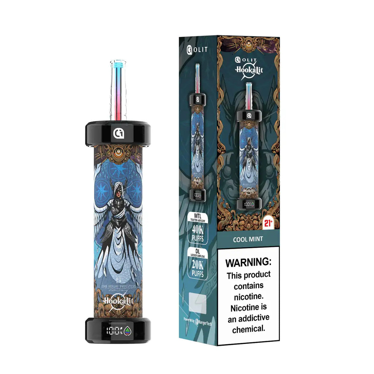 OLIT HOOKALIT 0.35% NIC 40K PUFFS DISPOSABLE (5CT DISPLAY)