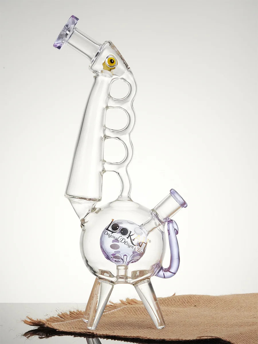 LOOKAH 13in "COOL RECYCLER" GIRAFFE WATER PIPE