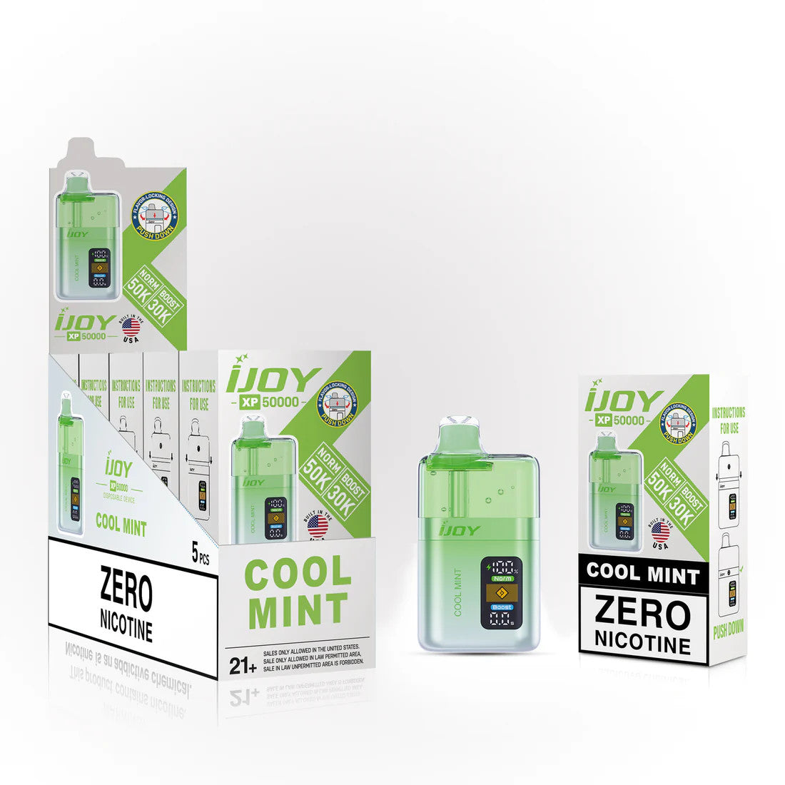 IJOY XP50K ZERO NICOTIE (5CT DISPLAY)